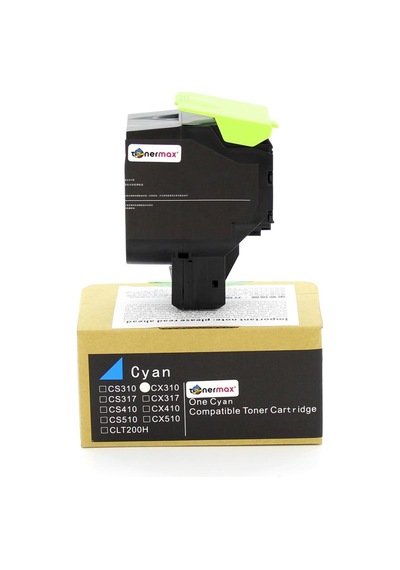 Tonerturk Lexmark 80C8Sc0 Mavi Uyumlu Toner / Cx310 / Cx410 / Cx510