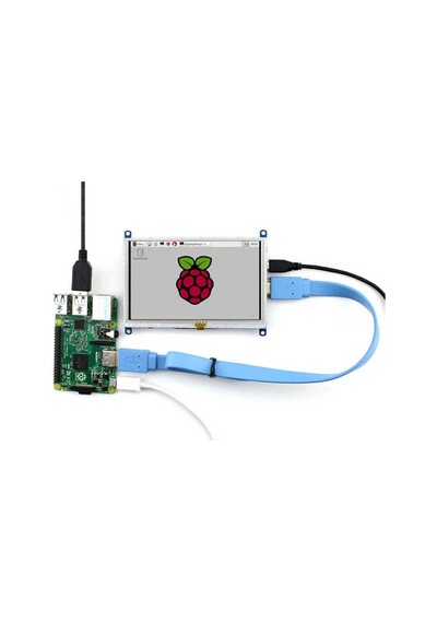 Waveshare 5 Inch Hdmı Rezistif Dokunmatik Lcd Ekran - 800x480