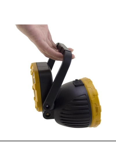 Usb Şarjlı Solar El Feneri Kamp Feneri Taşınabilir Fener 8411 Sarı
