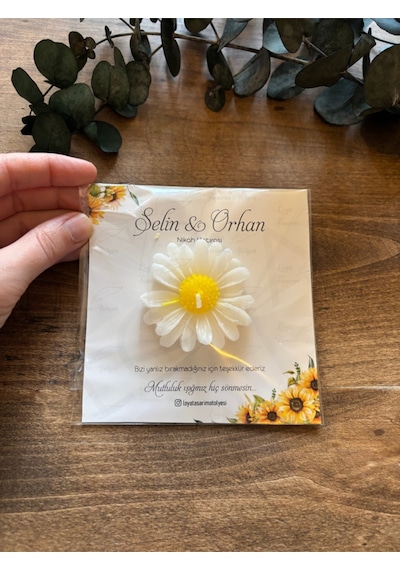 Bernami Mumluk Şamdanpinterest Yeni Sezon 20 Adet Papatya Mum, Nikah Şekeri, Doğum Bebek, Sünnet, Düğün Nişan Söz, Kına Diğer