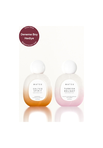 Matsu Salted Spirit & Turkish Delight Mist & Saç Parfümü Seti