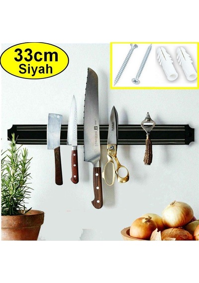 Mıknatıslı Bıçak Askısı Bıçak Tutucu Bıçak Standı Bıçaklık 33 CM