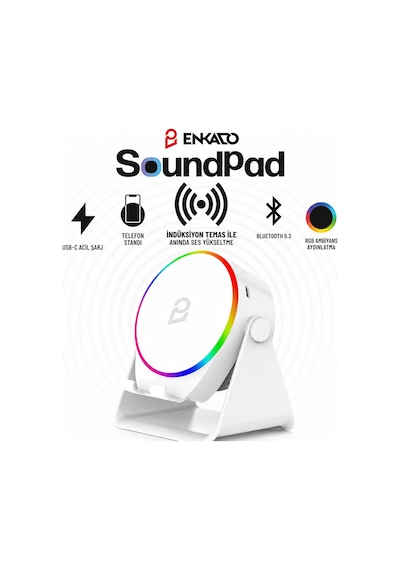 Bluetooth Hoparlör Soundpad Ekd-s11 5w 2000mah Beyaz