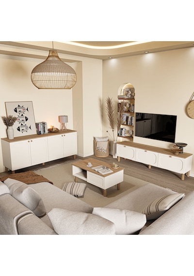 Set 1280-2100-1700 Monza Membran Mdf Kapaklı Bohem Set