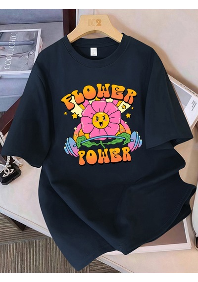 Noıssey Urban Pop Graphic Kadın Tişört Koleksiyonukod 5318 Lacivert