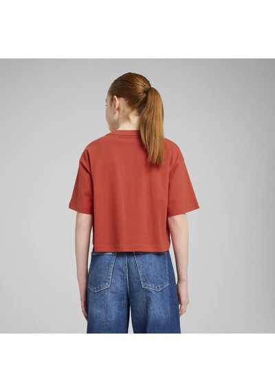 Puma Graphics Short Length Tee Iı Kırmızı Kız Çocuk T-shirt & Polo
