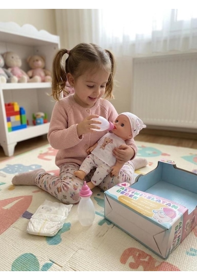 Altını Islatan Bebek Türkçe Konuşan Eğitici Kolları Kafası Ve Bacakları Et Şapkalı Oyuncak Bebek