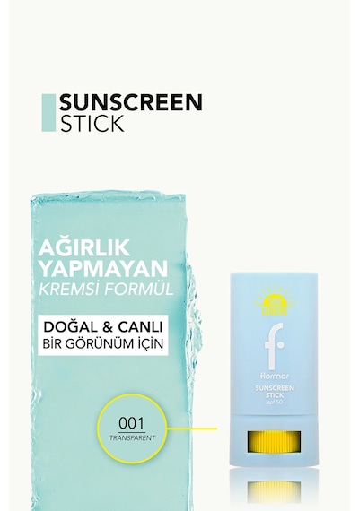 Flormar Sun Lovers Canlı Görünüm Veren Nemlendirici Etkili Stick Güneş Koruyucu SPF50