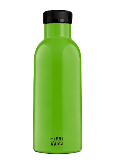 Mamawata Green Pipetli Çocuk Termos Matara 470 Ml Paslanmaz Çelik Sızdırmaz Yalıtımlı Suluk Yeşil