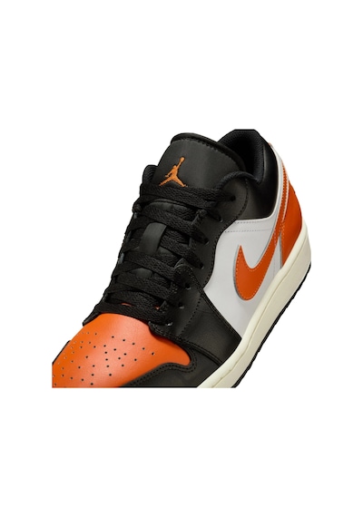Nike Air Jordan 1 Low Leather Sneaker Hakiki Deri Unisex Günlük Spor Ayakkabı Siyah-turuncu Nike Air Jordan 1 Low Leather Sneaker Hakiki Deri Unisex Günlük Spor Ayakkabı Siyah-turuncu