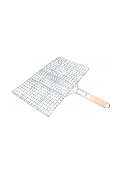 Orta Boy Mangal Izgarası, 40x30 Cm Ölçülerinde Ahşap Saplı
