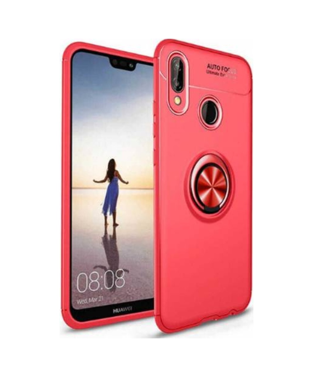 Huawei Honor 10 Lite Kilif Yüzüklü Tam Korumali Silikon Kapak 418755907 Huawei Honor 10 Lite Kilif Yüzüklü Tam Korumali Silikon Kapak 418755907