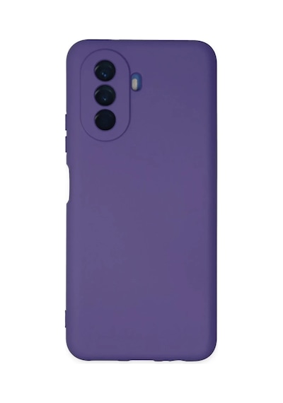 Huawei Nova Y70 Uyumlu Kılıf Nano İçi Kadife Silikon - Mor