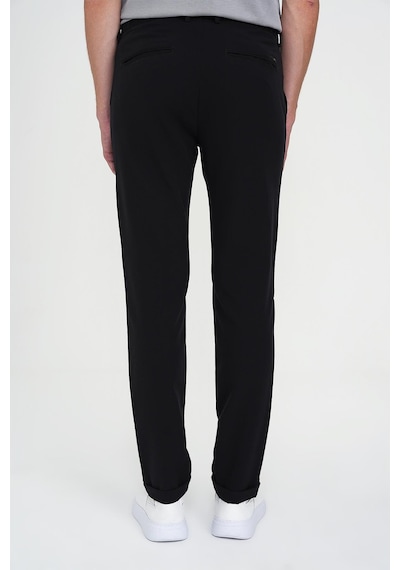 Efor Comfort Fit Beli Lastikli Esnek Siyah Spor Pantolon P 1189 Siyah