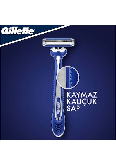 Gillette Blue3 Comfort Kullan-At Tıraş Bıçağı 8'li