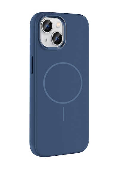 Nourthkiingdom Apple Uyumlu iPhone 15 Kılıf M-safe Şarj Özellikli Metal Kamera Çerçeveli Nrtk Edi Silikon Kapak - Lila Lila