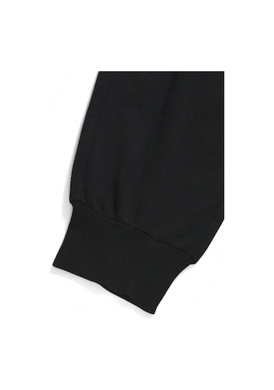 Tarzsokak Guys Cross Letter Graphic Drawstring Waist Eşofman Altı Siyah