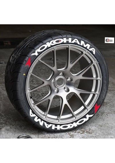 Lastik Yazısı Yokohama Speedhunters Hankook 1.Sınıf Kalite Solmaz