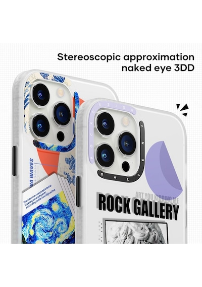 Rock Apple Uyumlu iPhone 13 Pro Max Kılıf Inshare Serisi - David David