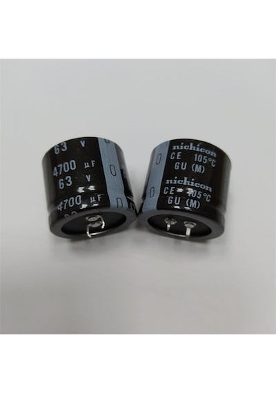 4700mf 63v 35x30 Nıchıcon Snap Elko Kondansatör 5 Adet
