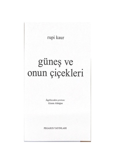 Güneş Ve Onun Çiçekleri