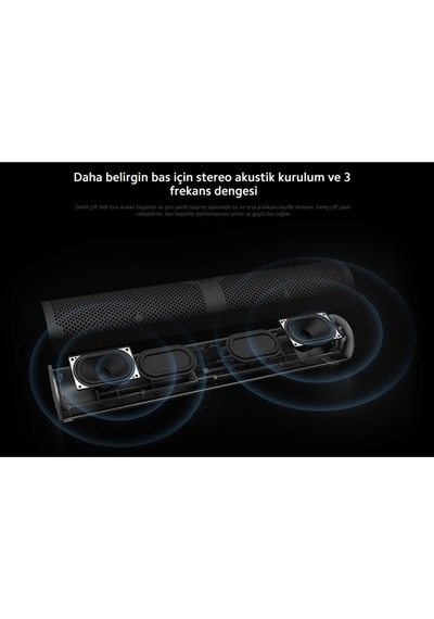 Masaüstü Hoparlör Koyu Gri, 4 Üniteli Stereo, Rgb Renkli Işıklı Xiaomi Türkiye
