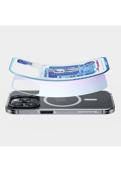 Benks Apple Uyumlu iPhone 14 Pro Kılıf Magsafe Şarj Özellikli Benks Casebang Rabbit Kapak BENKS-TA84189