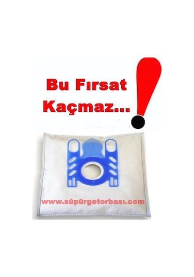 Arçelik Uyumlu Kanguru S.4120 Süpürge Torbası