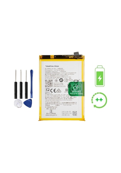 Realme 10 4g İle Uyumlu Güclendirilmis İthal Batarya Blp957