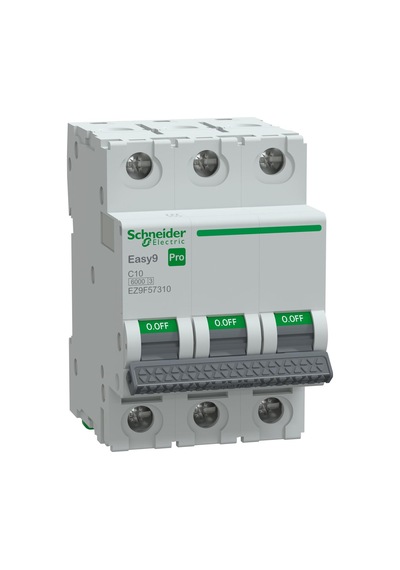Schneider Electric EZ9F57310 Pro 3 Faz 10a 6 Ka C Tipi Sigorta