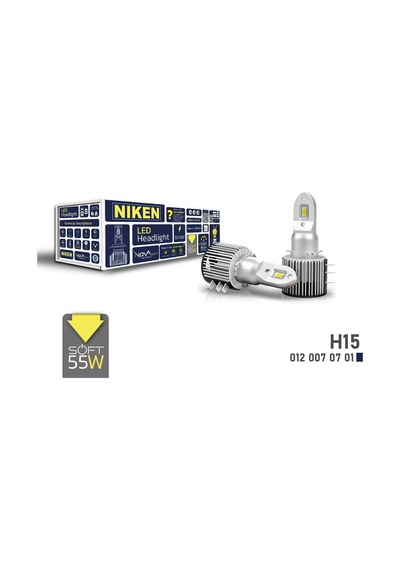 Niken H15 Led Xenon Far Ampulü Seti Niken Nova Soft 9000lm 1 Adet