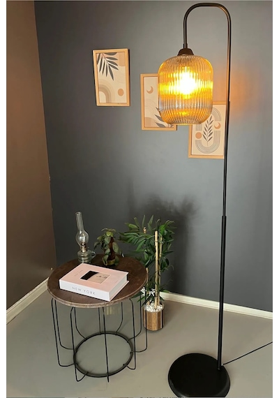 Luster Siyah Lambader Metal Go Vde U Fleme Camlı Dekoratif Metal Tasarım S Ik Yerden Aydınlatma ...