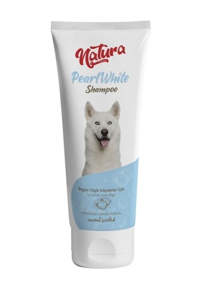 Natura Pearlwhite Shampoo Beyaz Tüylü Köpekler İçin Şampuan 250 ML