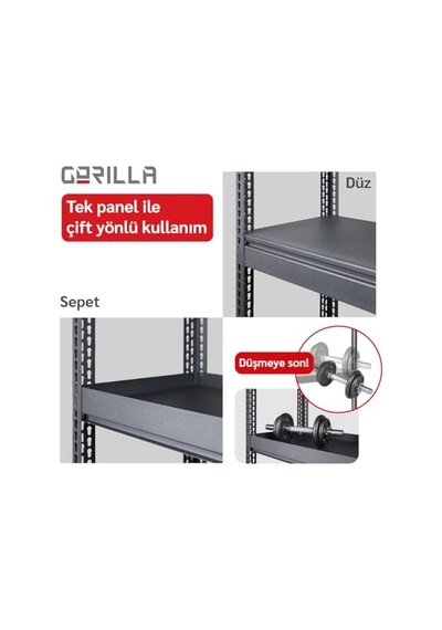 Modüler Raf/metal/antrasit Genel