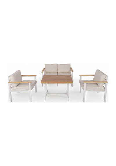 Neokas Balkon Mobilyası, Bahçe Takımı, Kafe Koltuğu, Bekleme Alanı Koltuğu, 1 + 1 + 2 + Masa Beyaz Neokas Balkon Mobilyası, Bahçe Takımı, Kafe Koltuğu, Bekleme Alanı Koltuğu, 1 + 1 + 2 + Masa Beyaz