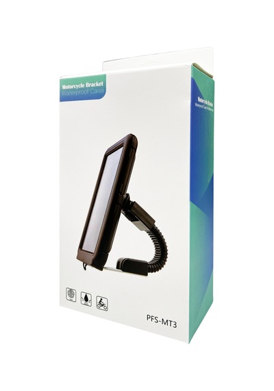 Teknonet Pfs-mt3 Bisiklet-motosiklet 360 Dönerli Telefon Tutucu - Siyah Siyah