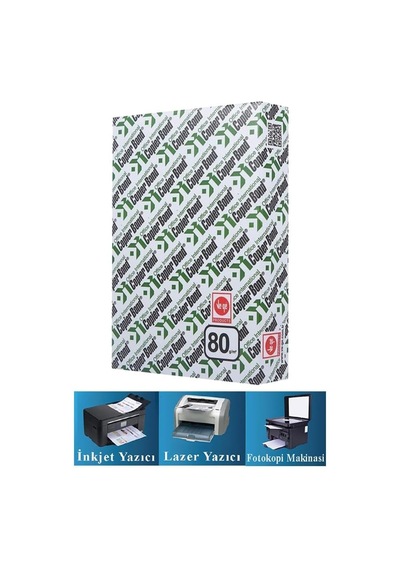 Fotokopi Kağıdı A4 80 Gr 500 Lü 1 Paket Copierbond Fotokopi Kağıdı Lazer Inkjet Ve Fotokopi Mak