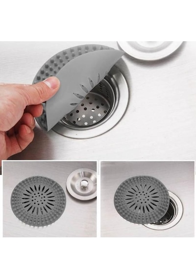 Mithra Life Yuvarlak Silikon Süzgeçli Lavabo Tıpası Mıt1068