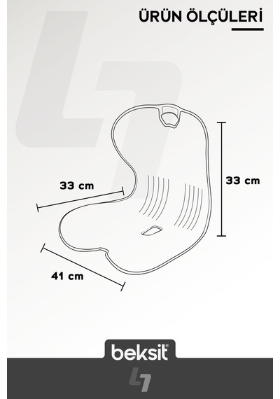Ergonomik Bel Desteği Beyaz Beyaz Beyaz