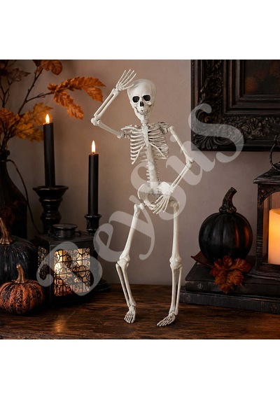 Cadılar Bayramı Halloween İskelet Şekil Alabilen 40 Cm Tüm Yaşlar