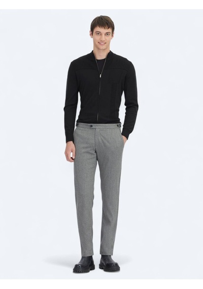 Kip Antrasit Dokuma Regular Fit Casual Pantolon Antrasit