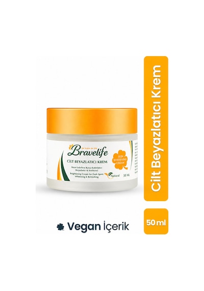 Aydınlatıcı Eşitleyici Nemlendirici A-b5-e Vitamin Arbutin Panthenol Vegan Cilt Beyazlatıcı Krem 50 Ml