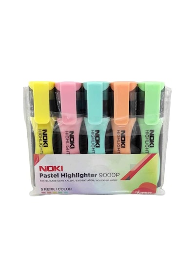 Pastel Fosforlu Kalem 5 Renk Set Karışık
