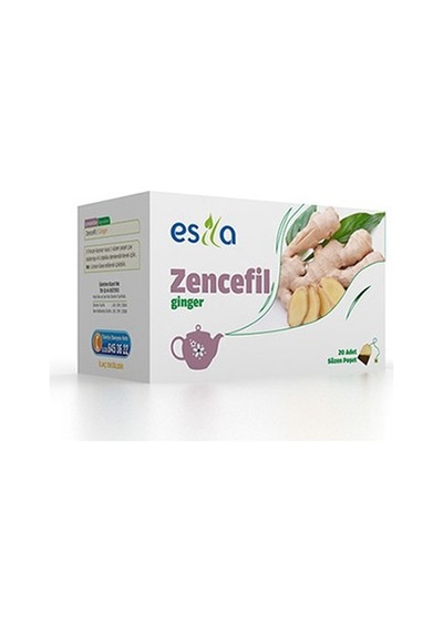 Esila Zencefil Bitki Süzen Poşet Çay 20 x 2 G