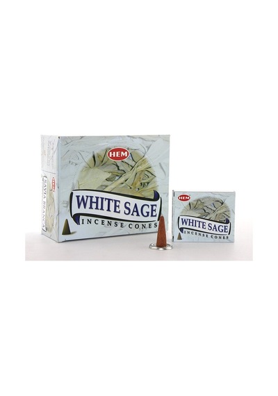 Delux Serisi White Sage Aromalı Konik Tütsü Bitkisel Koku Aroma Çeşitleri Ofis Kokusu