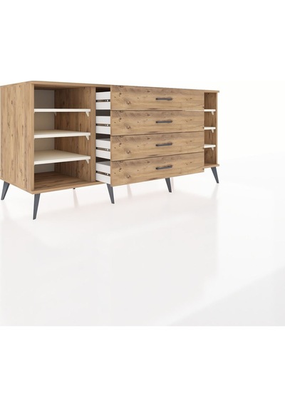Kronos Konsol 6 Raflı 4 Çekmeceli 176x59x83 Çam-aytaşı/çam Aytaşı/çam Kronos Konsol 6 Raflı 4 Çekmeceli 176x59x83 Çam-aytaşı/çam Aytaşı/çam