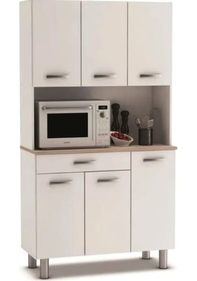 Amor Çok Amaçlı Dolap-mikrodalga-erzak-airfryer-mutfak-kiler Dolabı-kahve Köşesi-beyaz-120cm Beyaz Amor Çok Amaçlı Dolap-mikrodalga-erzak-airfryer-mutfak-kiler Dolabı-kahve Köşesi-beyaz-120cm Beyaz