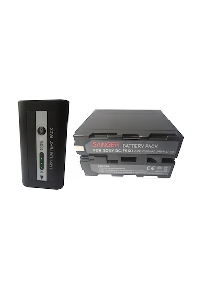 Sony Mc2500 Kamera için 7500 Mah Np-F970 Bataryası