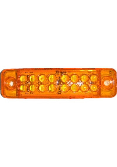 Ahmet Otomotiv 16 Ledli Mercekli Sarı Çkar Lamba 12volt-24volt