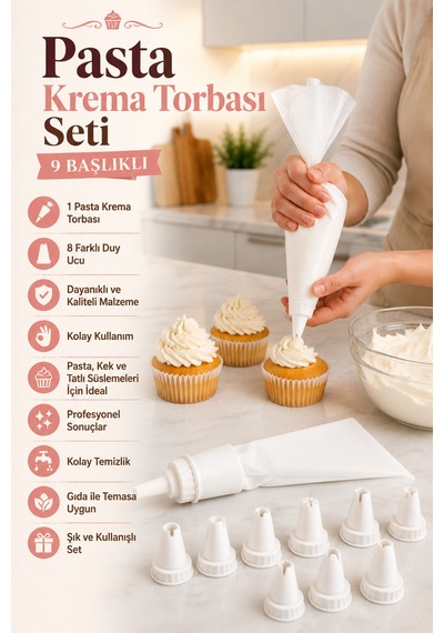 Krema Torbası 9 Başlıklı - 893725609 Diğer